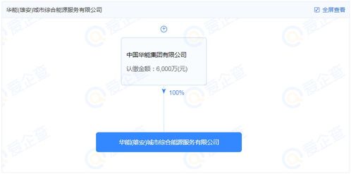 華能集團(tuán)全資控股華能雄安城市綜合能源服務(wù)有限公司注冊(cè)成立，專注信息系統(tǒng)集成服務(wù)